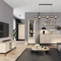 Miniatyrbild 8 av 10: FURNLUX TV-BÄNK SOPHIE BEIGE 160CM