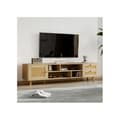 Miniatyrbild 2 av 6: Premium TV-möbel 160 cm i rottning för TV 70 » - kabelhantering, 2 lådor, 1 dörr