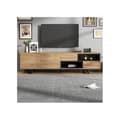 Miniatyrbild 1 av 6: Lågt TV-möbel, öppen förvaring med gångavdelning, passar för en TV upp till 70", 173 x 38 x 48 cm