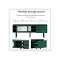 Miniatyrbild 4 av 6: Elegant TV-möbel, 2 lådor, 2 skjutdörrar i rotting, 4 fack med justerbara hyllor