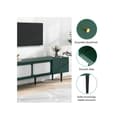 Miniatyrbild 6 av 6: Elegant TV-möbel, 2 lådor, 2 skjutdörrar i rotting, 4 fack med justerbara hyllor