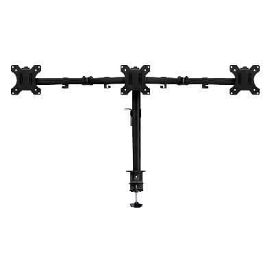 Platt skrivbordsfäste - EWENT - EW1513 - 68,6 cm (27") - Klämma/bult - Svart
