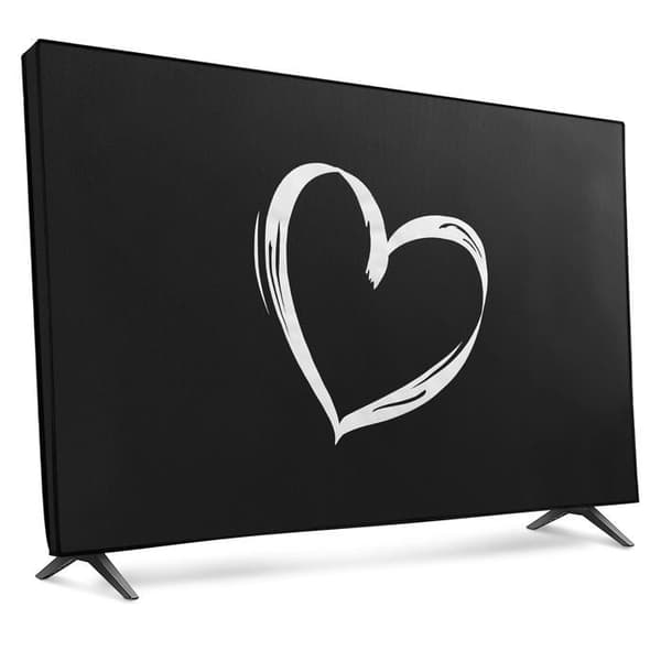 Skärmstöd - Kwmobile skärmfäste - 52798.03 - Datorskärmsskydd för 49-50" TV - Vit-Svart