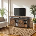 Miniatyrbillede 2 af 6: Rootz TV Cabinet Vintage Country Style - Media Console - Retro TV Stand - Chipboard & Steel - 40 cm x 147 cm x 76 cm