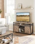 Miniatyrbillede 2 af 6: Rootz TV -kabinet - Stand - Media Console - Robust stål - 40 x 147 x 76 cm - Op til 65 "TVS - Brown Black