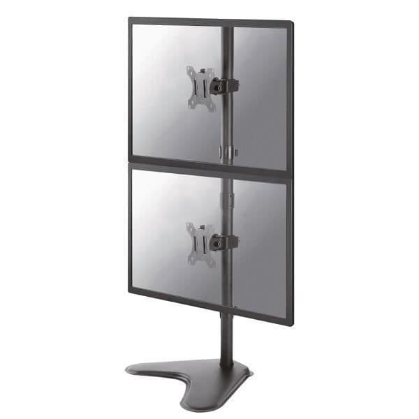 NEWSTAR Desktop Mount FPMA-D550DDVBLACK - För 2 LCD-skärmar - Svart - 10"-32"