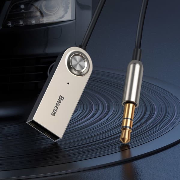 Baseus Ba01 Aux kabel Audio Adapter Silver