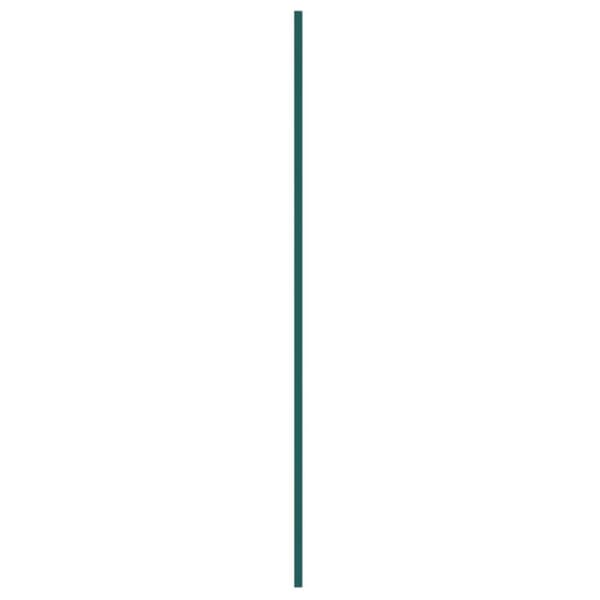 vidaXL tagplader 36 stk. 80x45 cm galvaniseret stål grøn