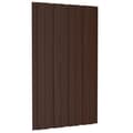 Miniatyrbillede 4 af 7: vidaXL tagplader 12 stk. 80x45 cm galvaniseret stål brun