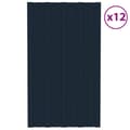 Pikkukuva 1 / 8: vidaXL Kattopaneeli 12 kpl galvanoitu teräs antrasiitti 80x45 cm