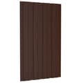 Miniatyrbillede 4 af 7: vidaXL tagplader 36 stk. 80x45 cm galvaniseret stål brun