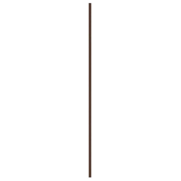 vidaXL tagplader 36 stk. 80x45 cm galvaniseret stål brun