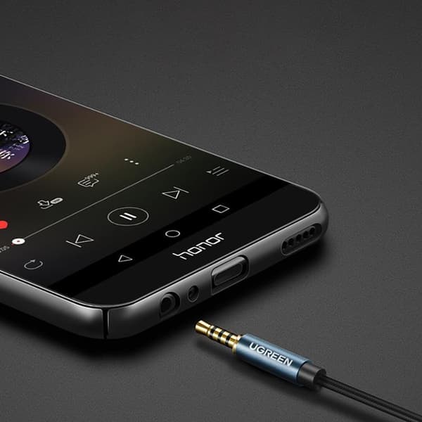 Ugreen Adapter Kabel Extension AUX Minijack 3.5 mm 0.5m - Blå