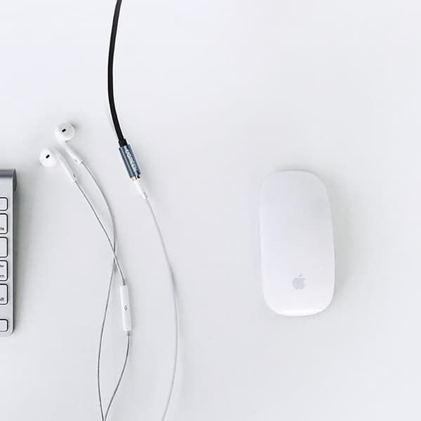 Ugreen Adapter Kabel Extension AUX Minijack 3.5 mm 0.5m - Blå