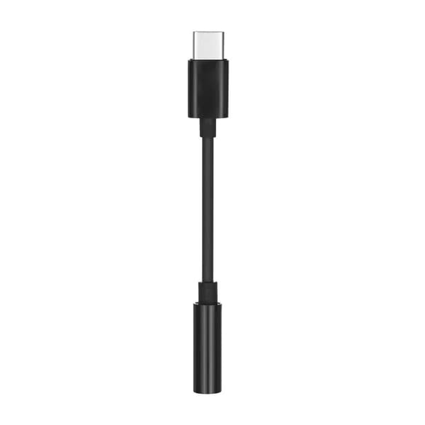 Adapter HF/audio USB-C - Jack 3,5mm Svart