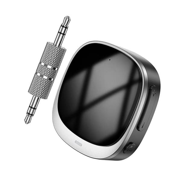Hoco Adapter Aux Bluetooth Jack 3.5 mm E80 - Svart
