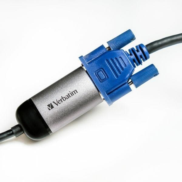 Verbatim USB-C till VGA Adapter - Grå