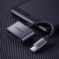 Miniatyrbild 7 av 9: Ugreen Audio Adapter USB-C till USB-C, Miniuttag 3.5 mm - Grå