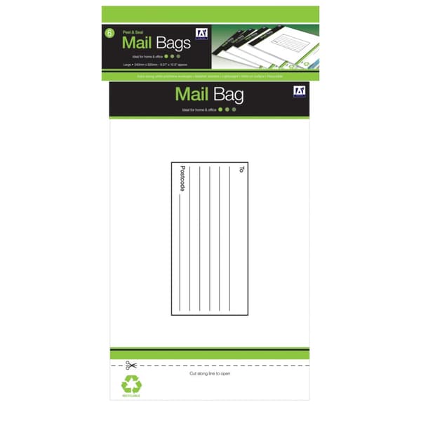 Anker Plastpostposer (pakke med 6 stk.) White One Size
