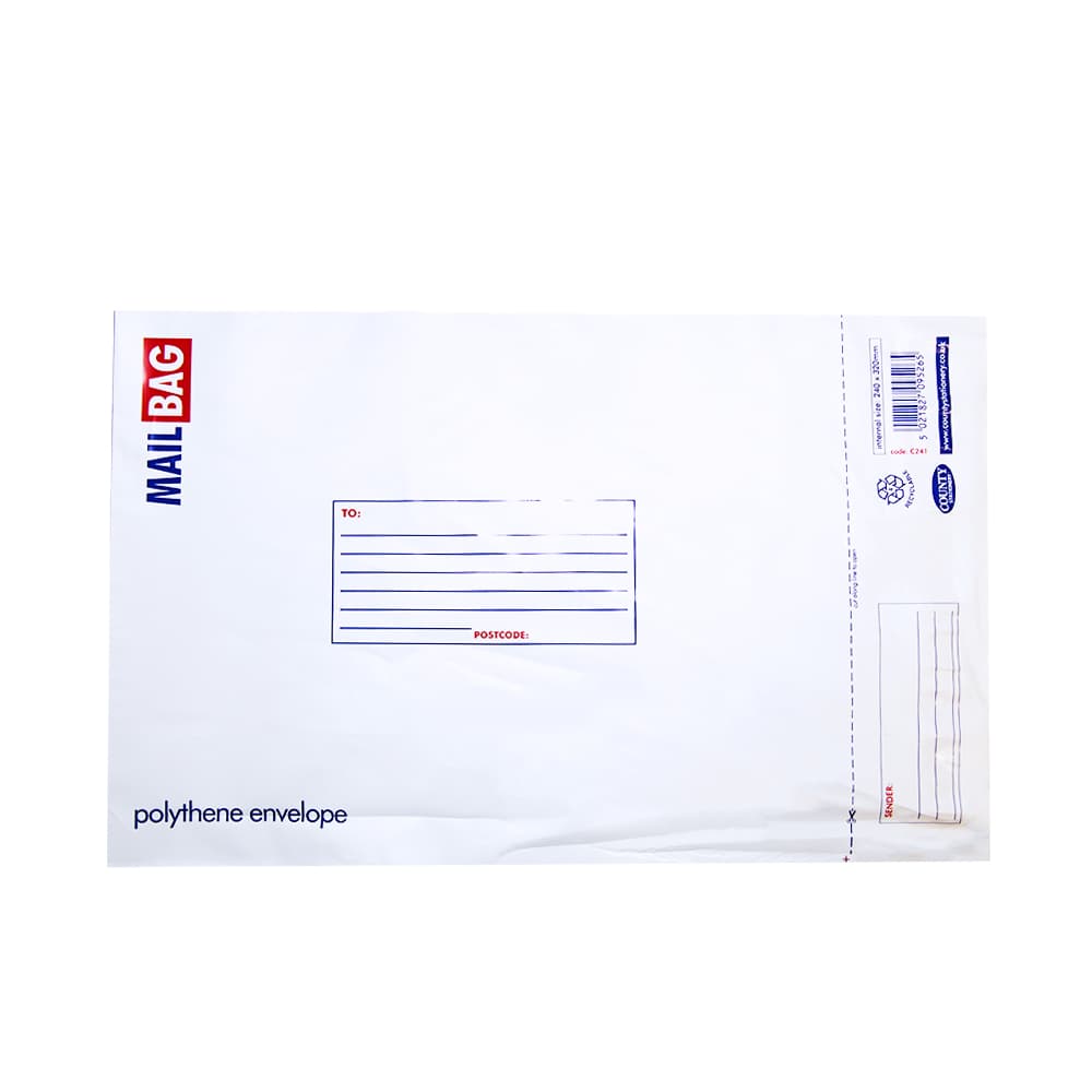County Stationery Postpåsar för kuvert av polyeten (25 st)