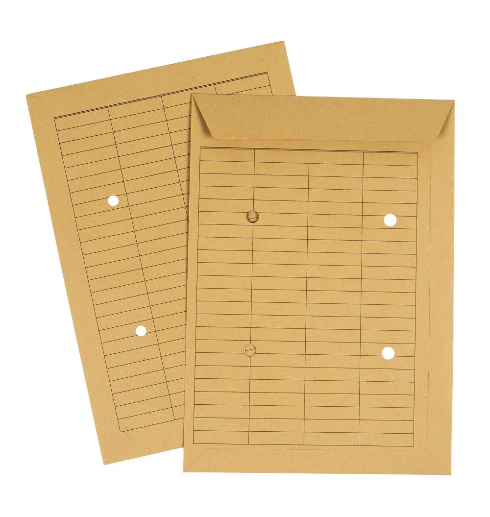 Cirkulationspåse 260x330mm brun 250/FP