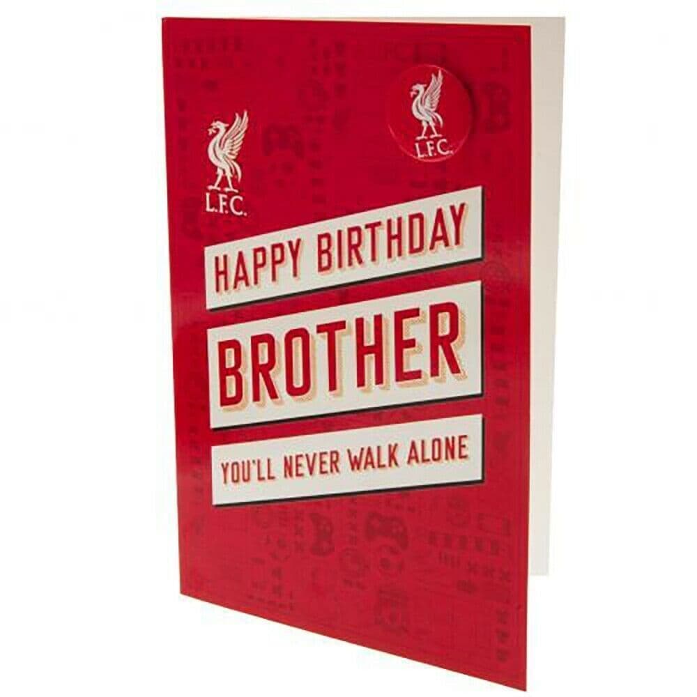 Liverpool FC Broder födelsedagskort