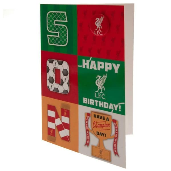 Liverpool FC Søn fødselsdagskort