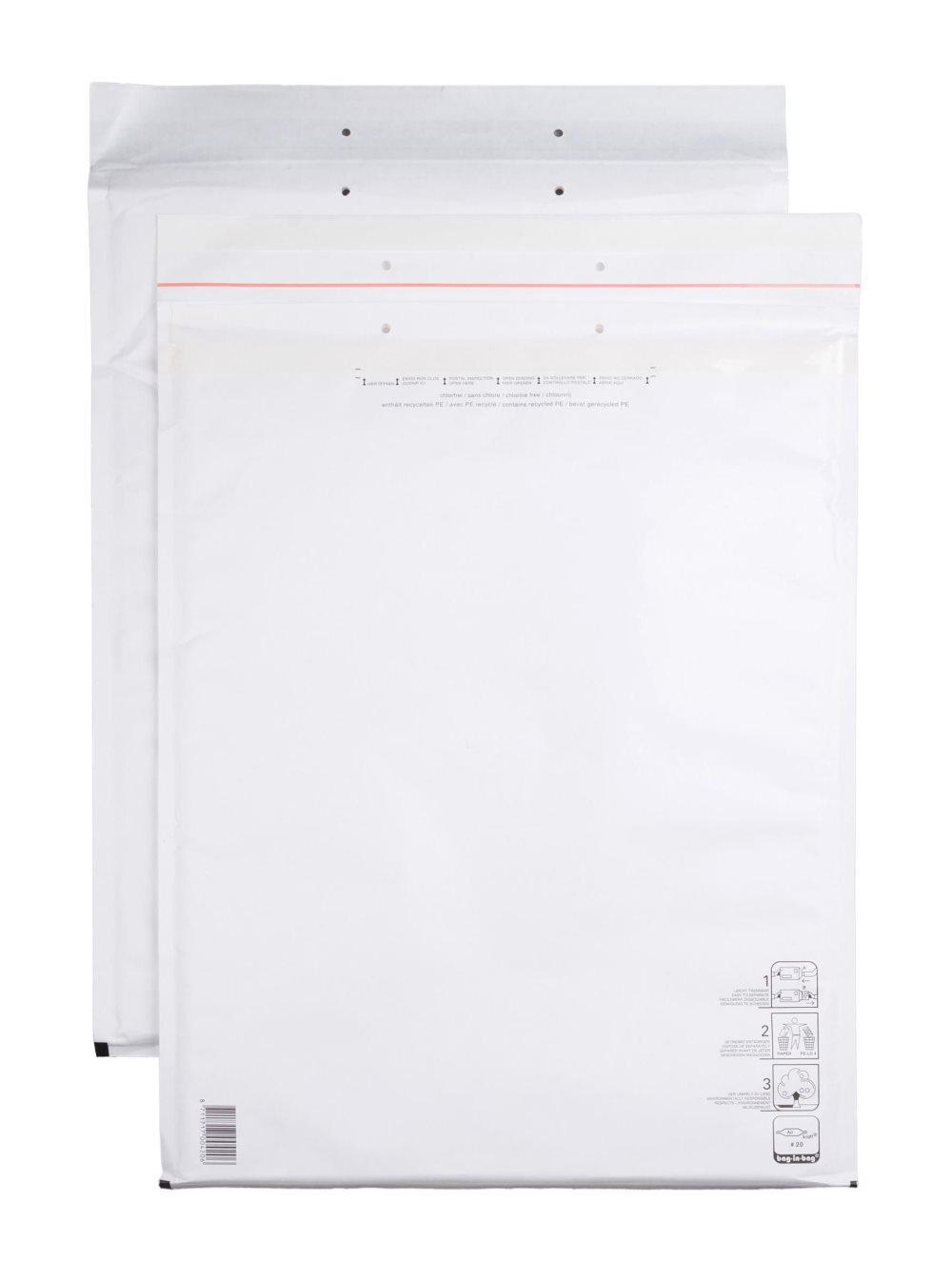 Bubbelpåse 20 350x470mm vit 50/FP