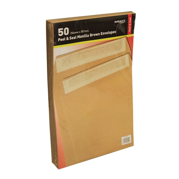 Impact Envelopes (Pack of 50) Brown 381mm x 254mm
