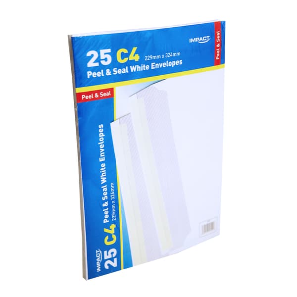 Impact C4 Self Seal Envelope White One Size
