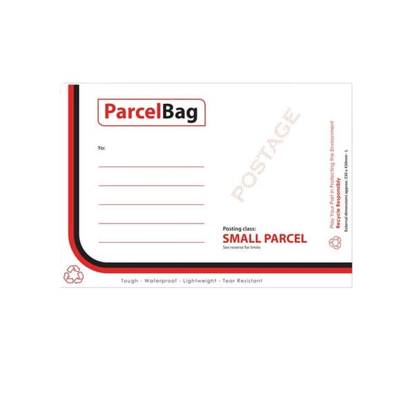 Impact Plastkuverter (pakke med 50 stk.) White/Red/Black 330mm x 430mm