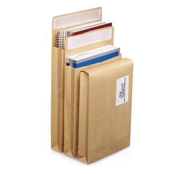 Utfällbar förstärkt kraftpåse - 22,9 x 32,4 cm