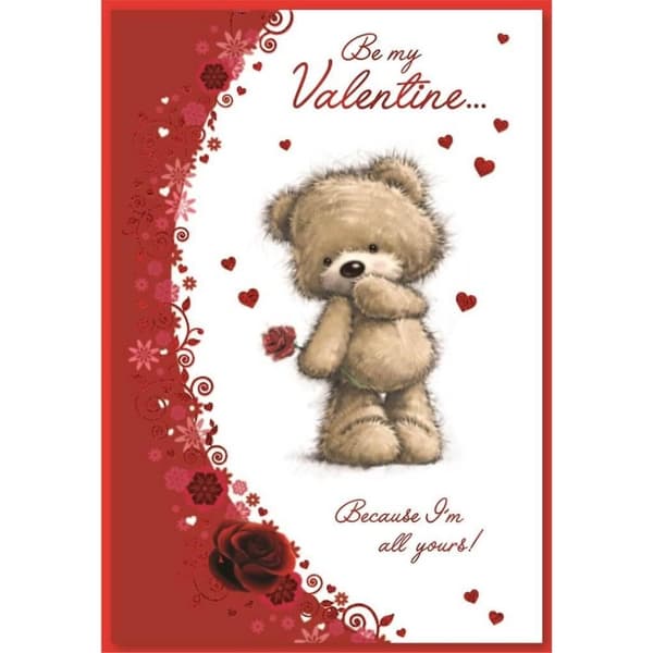 Simon Elvin I´m All Yours Alla hjärtans hälsningar kort (6 st) Red/White/Brown One Size