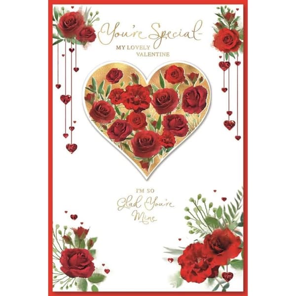 Simon Elvin My Lovely Someone Special Valentine Greetings Card (6 st) White/Red One Size