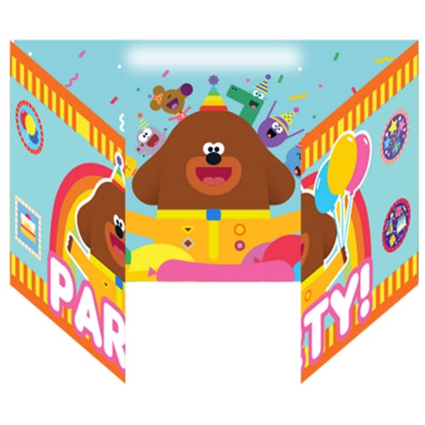 Hey Duggee Kortfoldningsinvitationer (pakke med 8 stk.) Multicoloured One Size