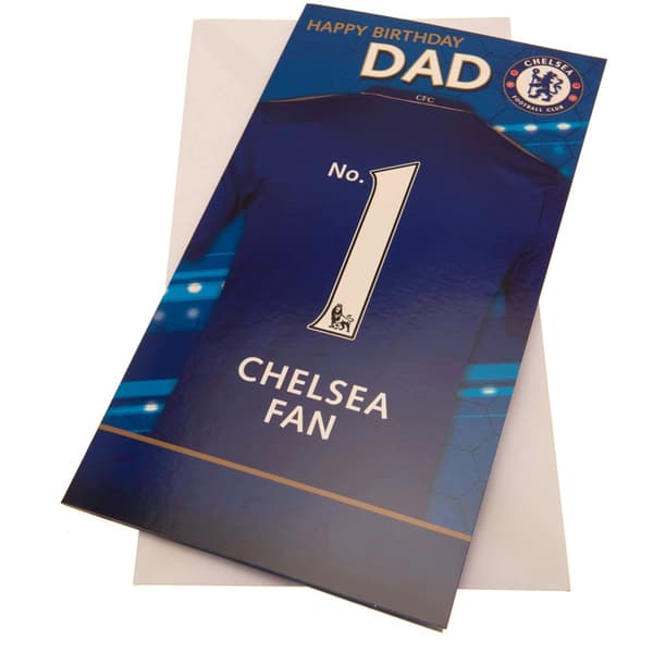 Chelsea FC födelsedagskort Blue/White One Size