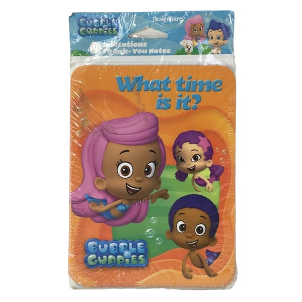 Bubble Guppies Die Cut Invitations Set (Pack of 16) Orange/Pink/Brown One Size