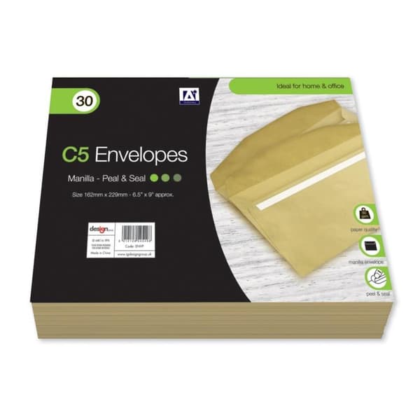 Anker Manilla C5 Envelopes (Pack of 30) Beige One Size