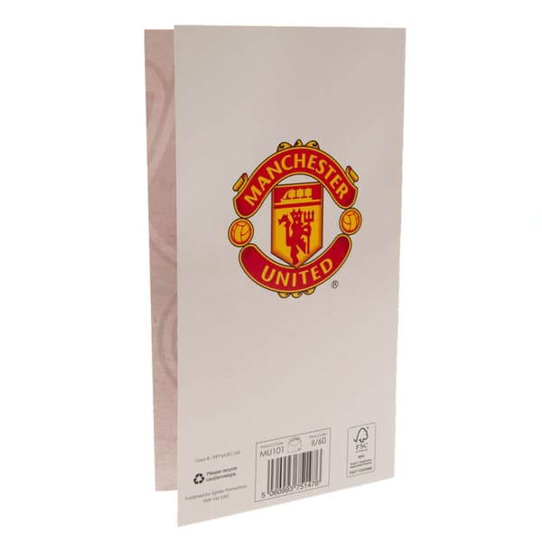 Manchester United FC Retro Birthday Card