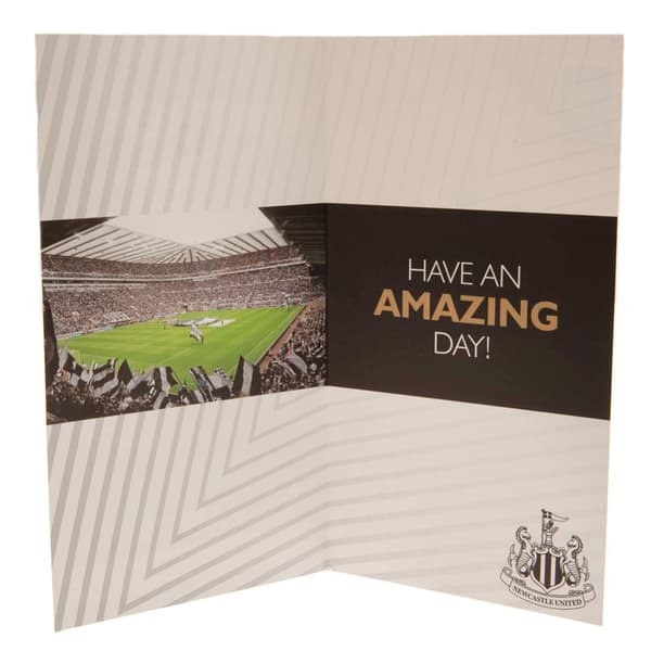 Newcastle United FC Customisable Birthday Card With Stickers