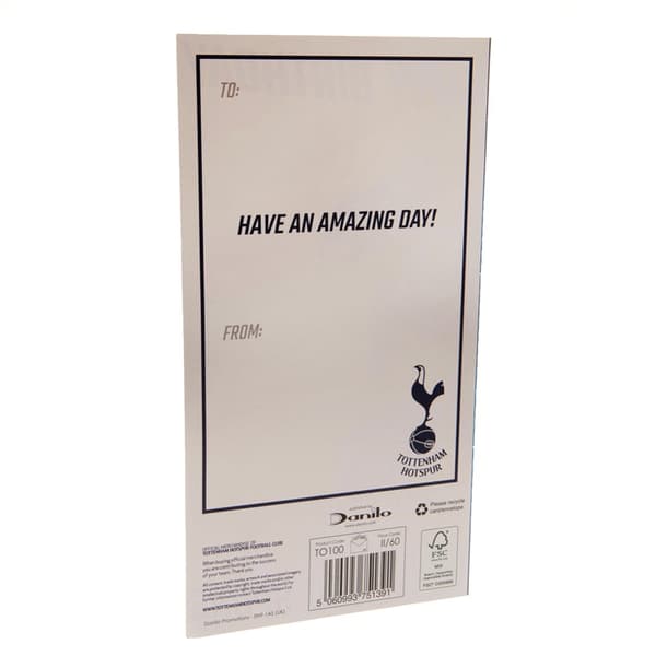 Tottenham Hotspur FC Spurs Birthday Card