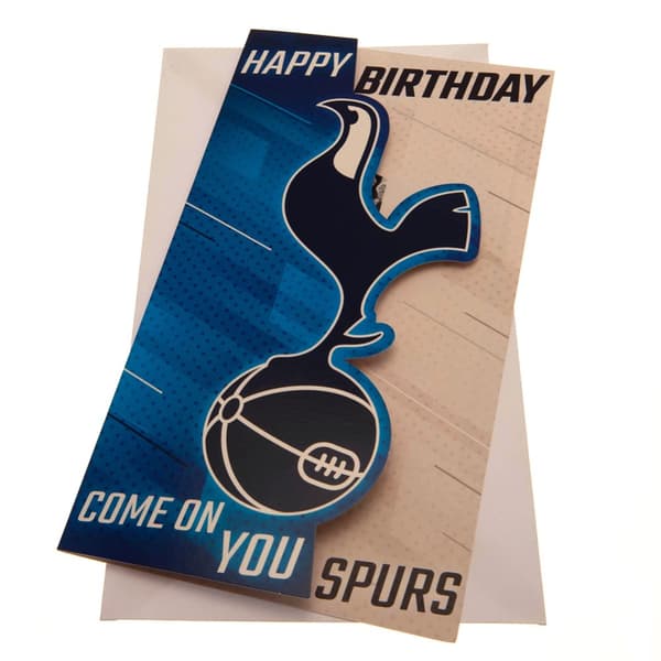 Tottenham Hotspur FC Spurs Birthday Card Blue/White One Size