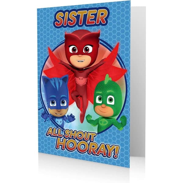 PJ Masks Sister Characters Birthday Card