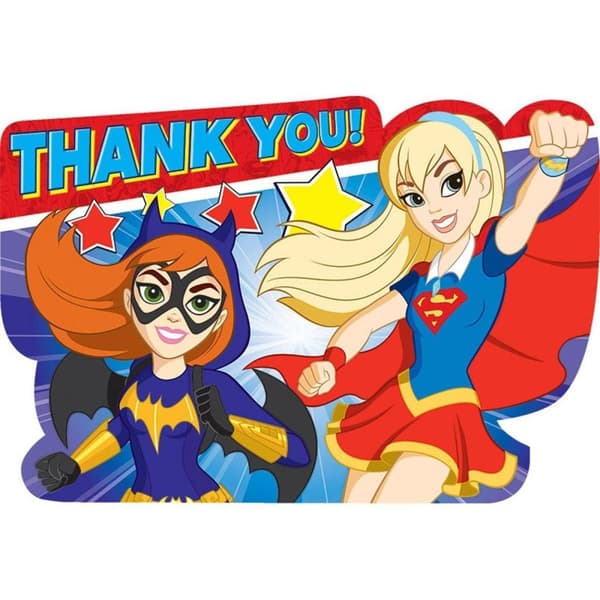 DC Super Hero Girls Tackkort