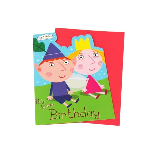 Ben and Hollys Little Kingdom Födelsedagshälsningskort Multicoloured One Size