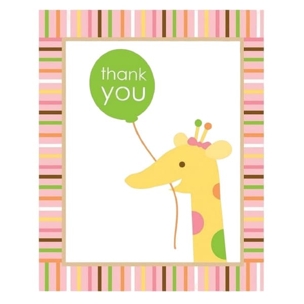 Creative Party Sweet At One Thank You Card (Pack of 8)