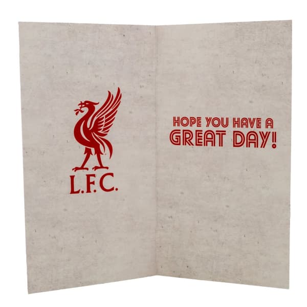 Liverpool FC Retro födelsedagskort