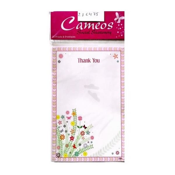 Cameos Tackkort (20-pack) White/Multicoloured One Size