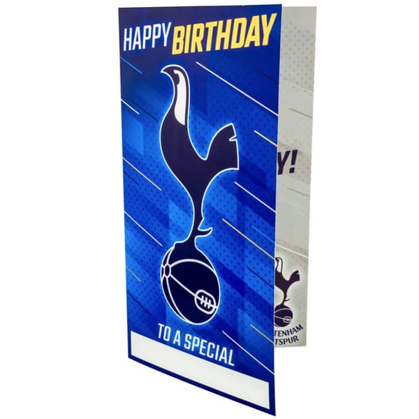 Tottenham Hotspur FC Customisable Birthday Card