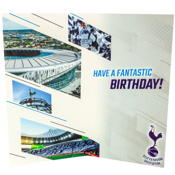 Tottenham Hotspur FC Customisable Birthday Card